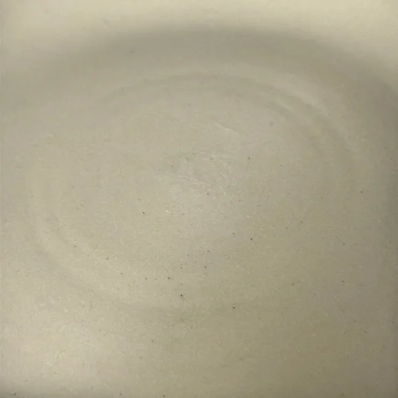 Bill Campbell pottery swirl square base bowl 8.5” diameter